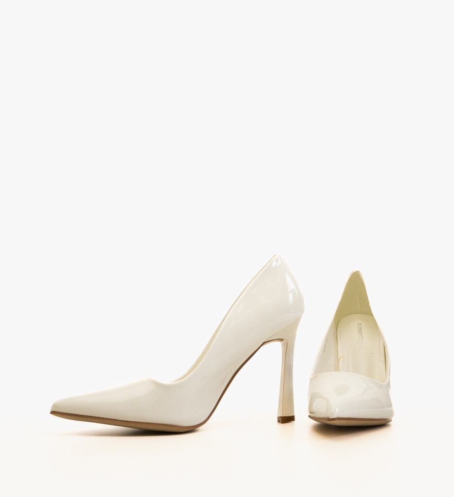 Pantofi Stiletto Albi | Stil și Eleganță - imagine 3