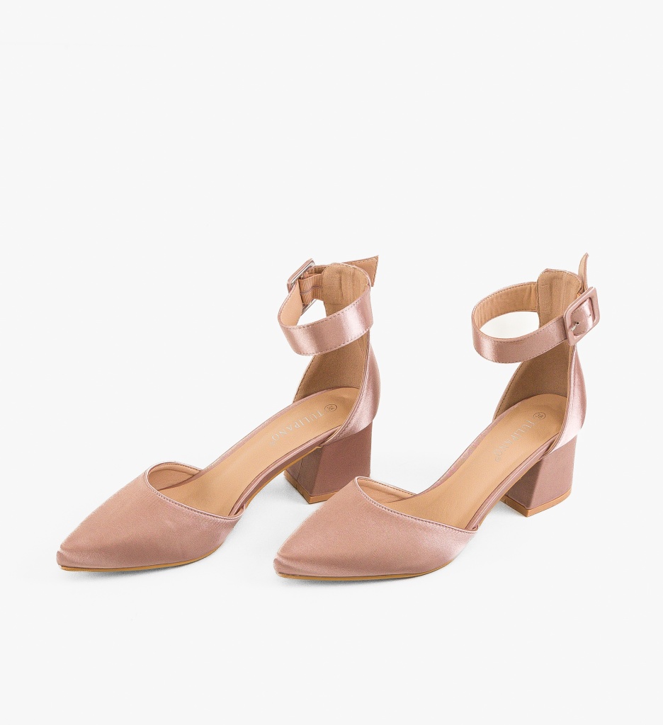 Pantofi cu Toc Jaya Roz | Eleganță Asigurată - imagine 3