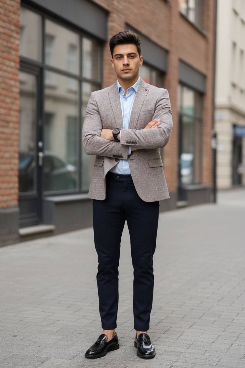 Sacou Barbati Slim Fit Elegant pentru Evenimente