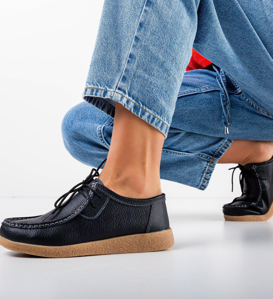 Pantofi Casual Niko Negri - Confort și Stil Zilnic - imagine 2