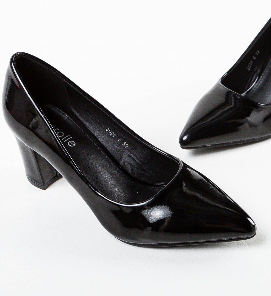 Pantofi Parsons Negri | Eleganță și Stil - imagine 5