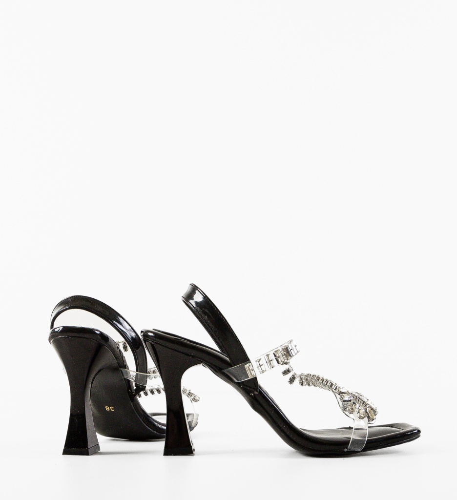 Sandale cu Toc Lupi Negre - Eleganță și Stil - imagine 4