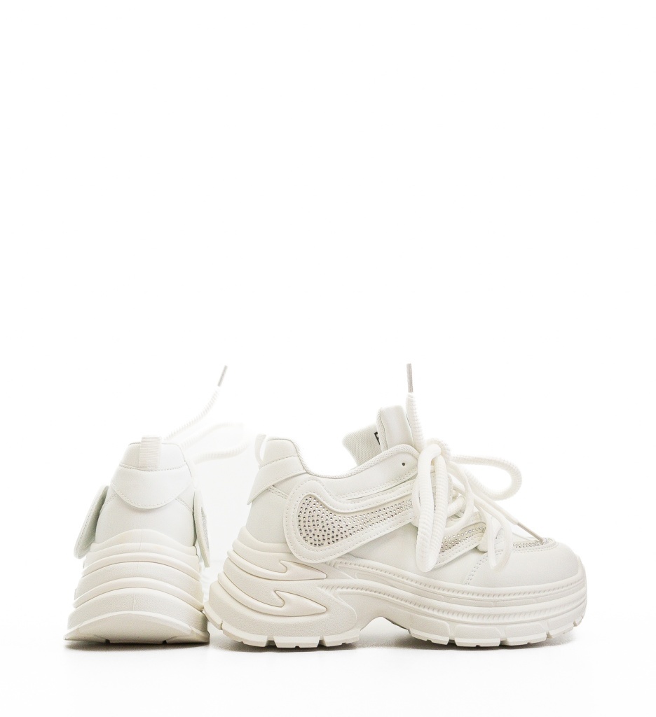 Sneakers Dama Rafe Albi - Confort și Stil - imagine 4