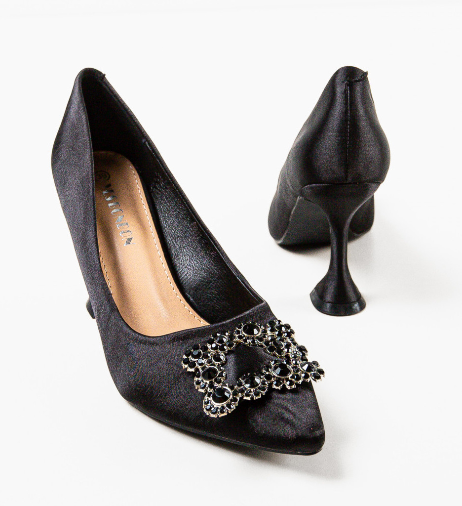 Pantofi Rosario Negri Eleganți cu Toc - imagine 6