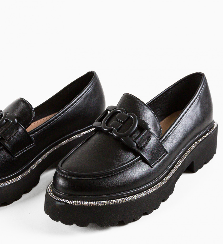 Pantofi Layton Negri | Stil Casual Urban - imagine 6