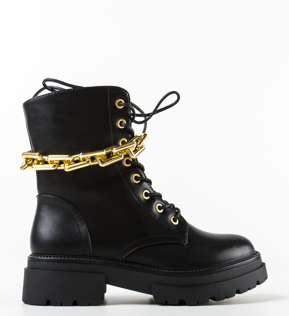 Ghete Dama Herbie Negre - Eleganta si Confort - imagine 5