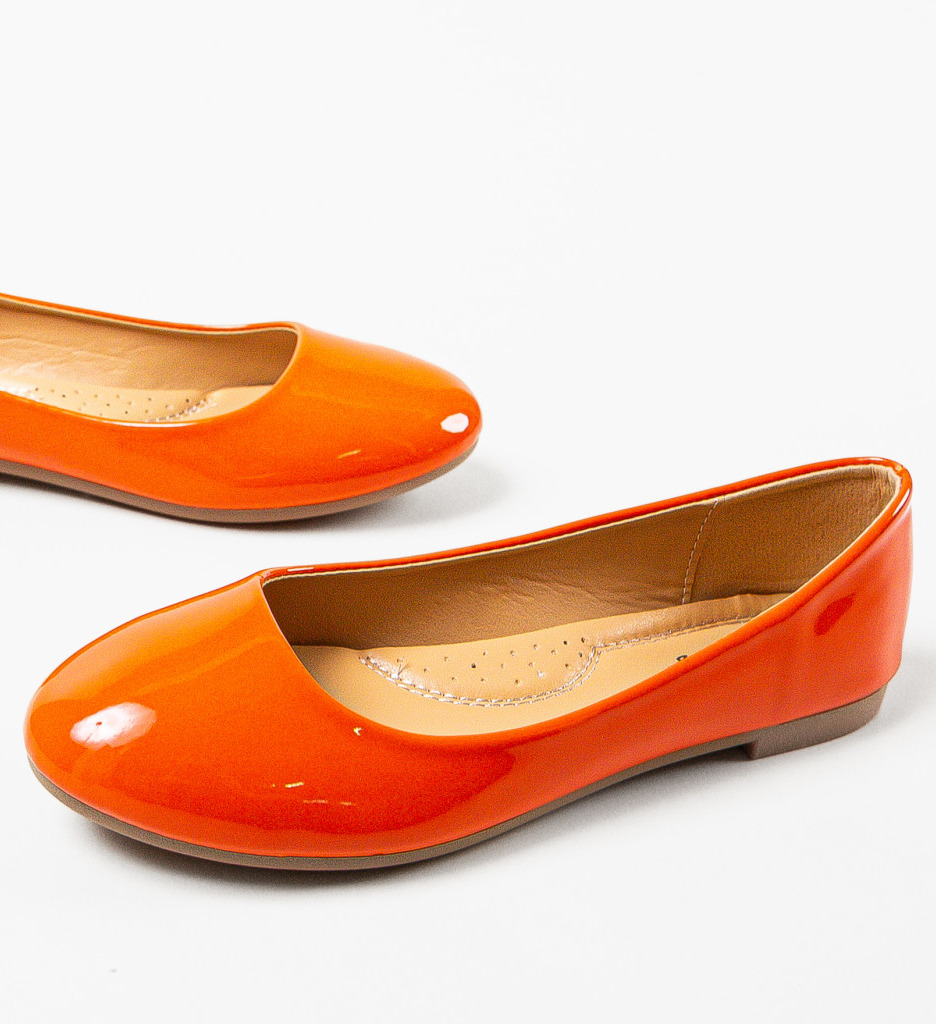 Balerini Dunn Portocalii - Confort Casual - imagine 8