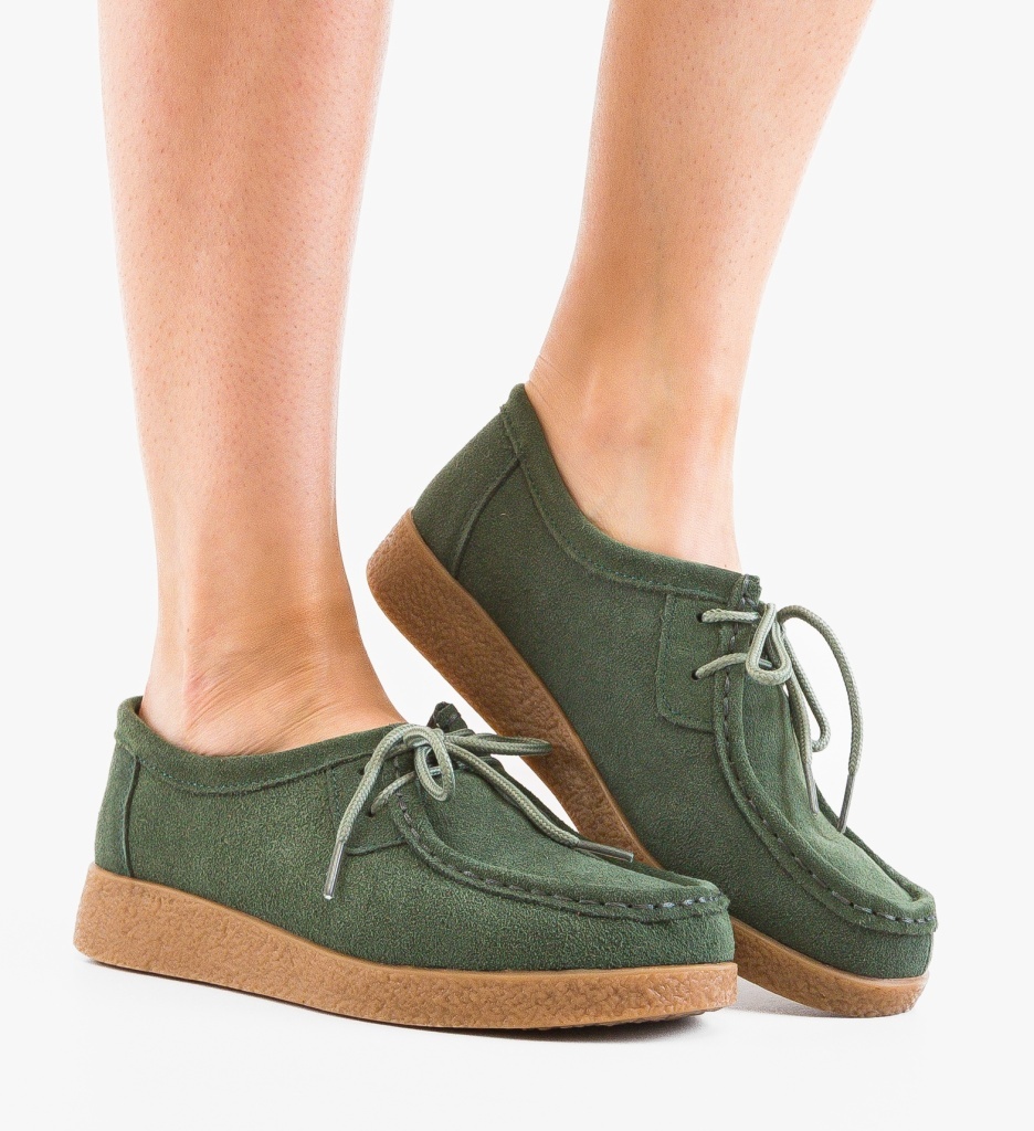 Pantofi Casual Neca Verzi | Confort Zilnic - imagine 19