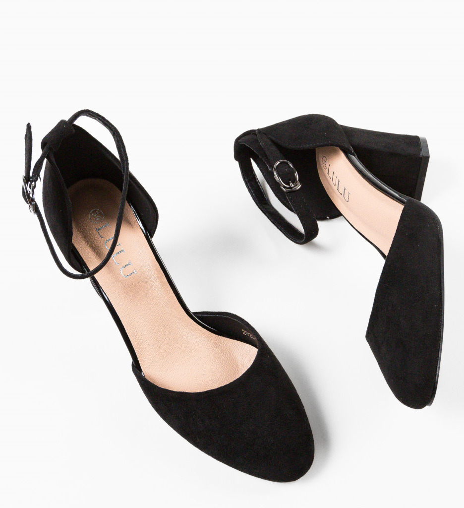 Pantofi Uneraya Negri cu Toc - Eleganță Asigurată - imagine 7