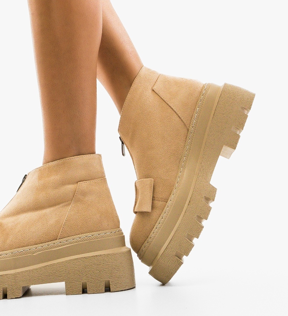 Pantofi Casual Parqua Bej 2 - Confort și Stil Zilnic - imagine 6