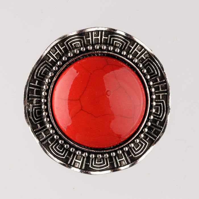 Brosa Coral Argintie Shopika | Bijuterie Elegantă