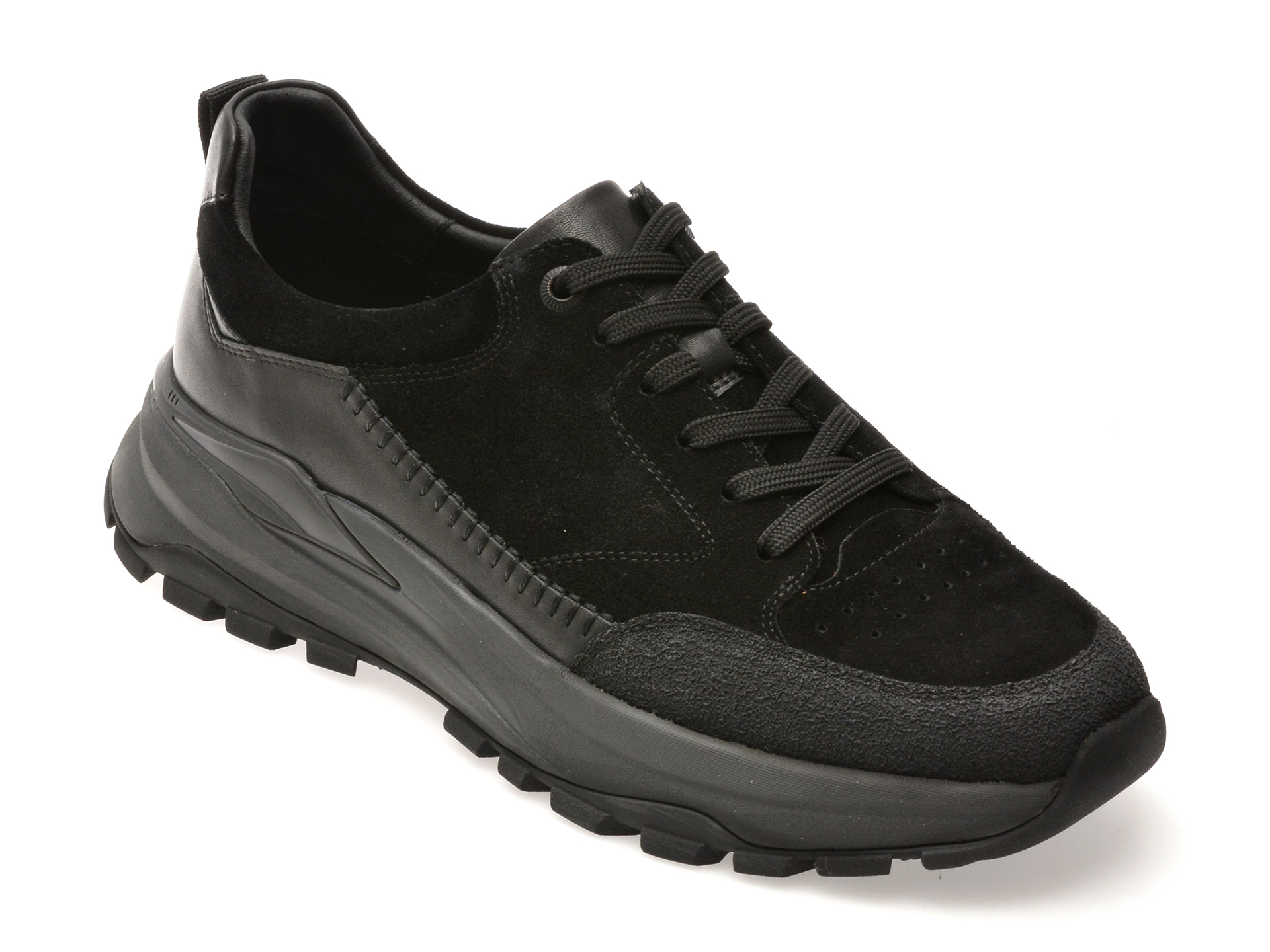 Pantofi EPICA negri din piele naturală - confort premium