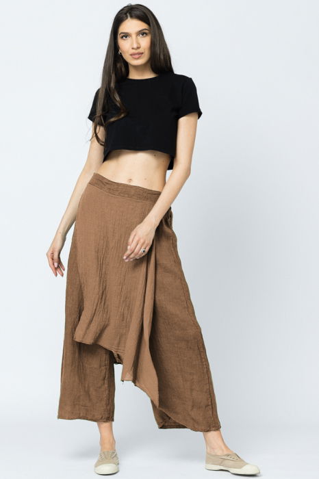 Pantaloni In Camel Shopika | Eleganță Vară