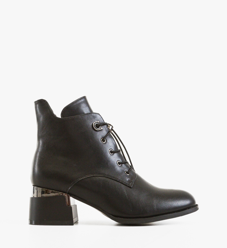 Ghete Dama Lamra Negre Depurtat - Stil Urban - imagine 6