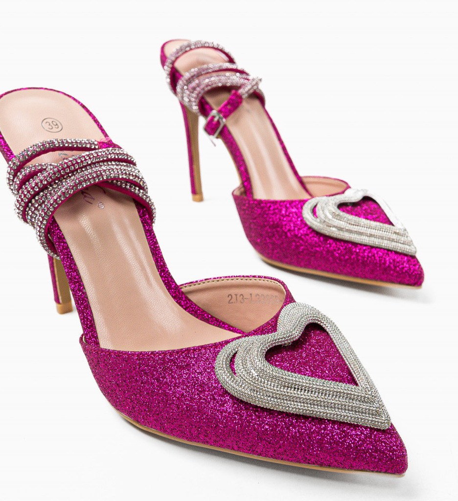 Pantofi Toc Jeuness Fuchsia - Eleganță Remarcabilă - imagine 5