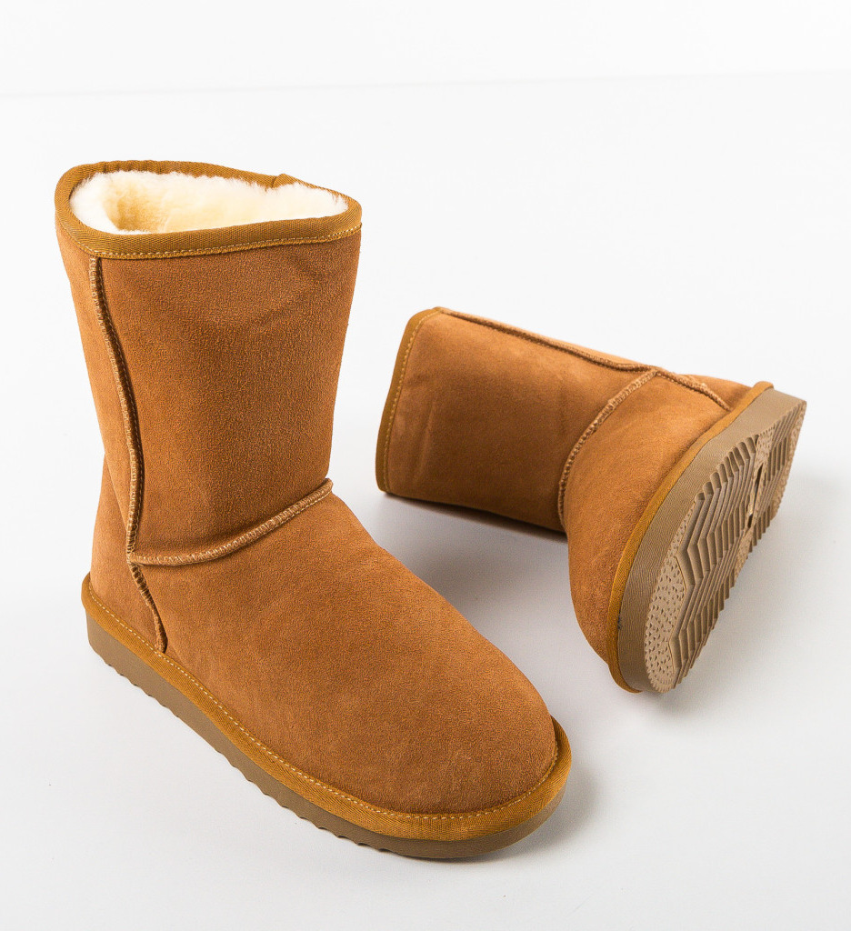 Cizme Tip Ug Helsinki Camel | Confort Maxim - imagine 5