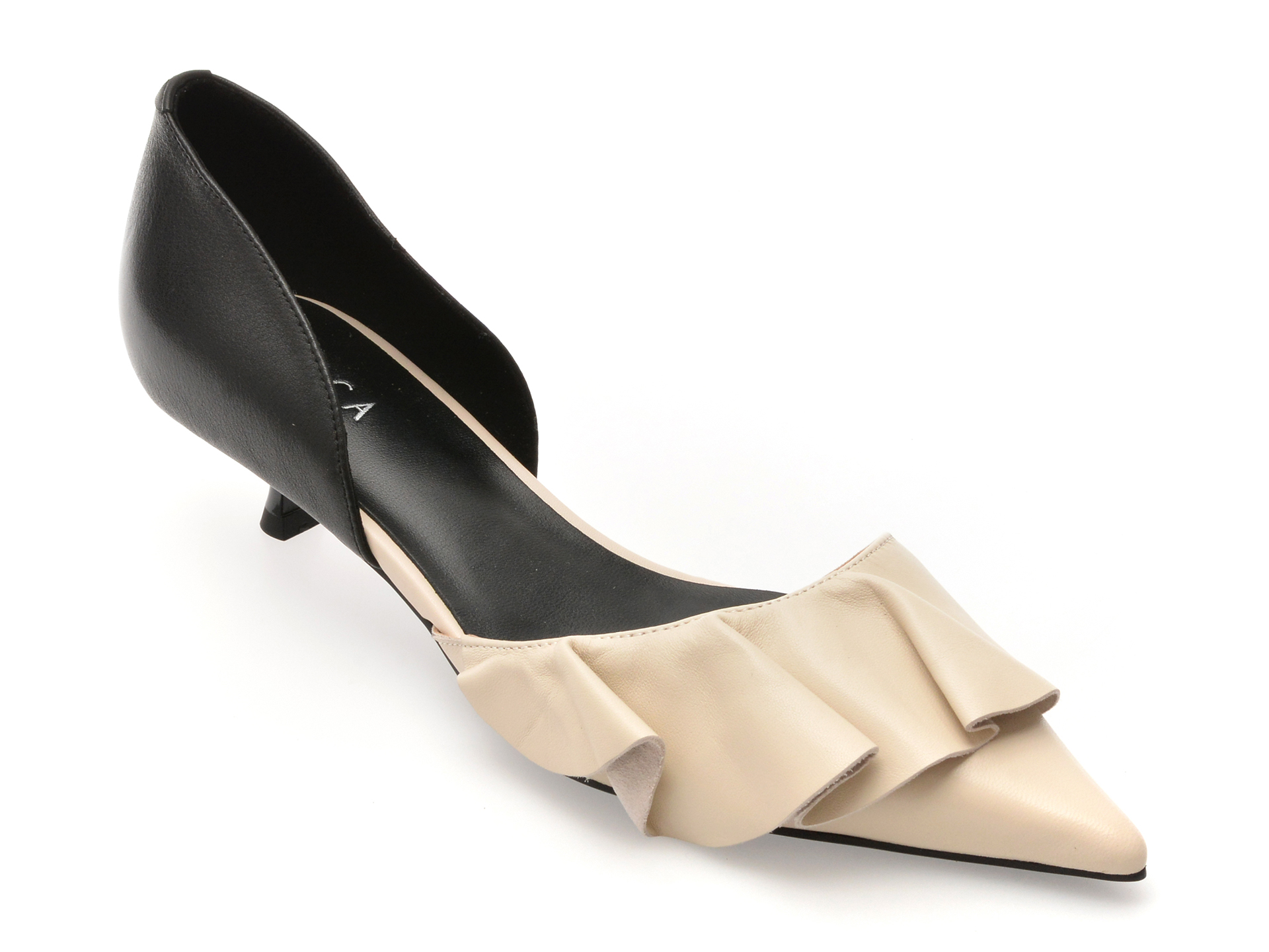 Pantofi Epica Bej Piele Naturală Eleganți