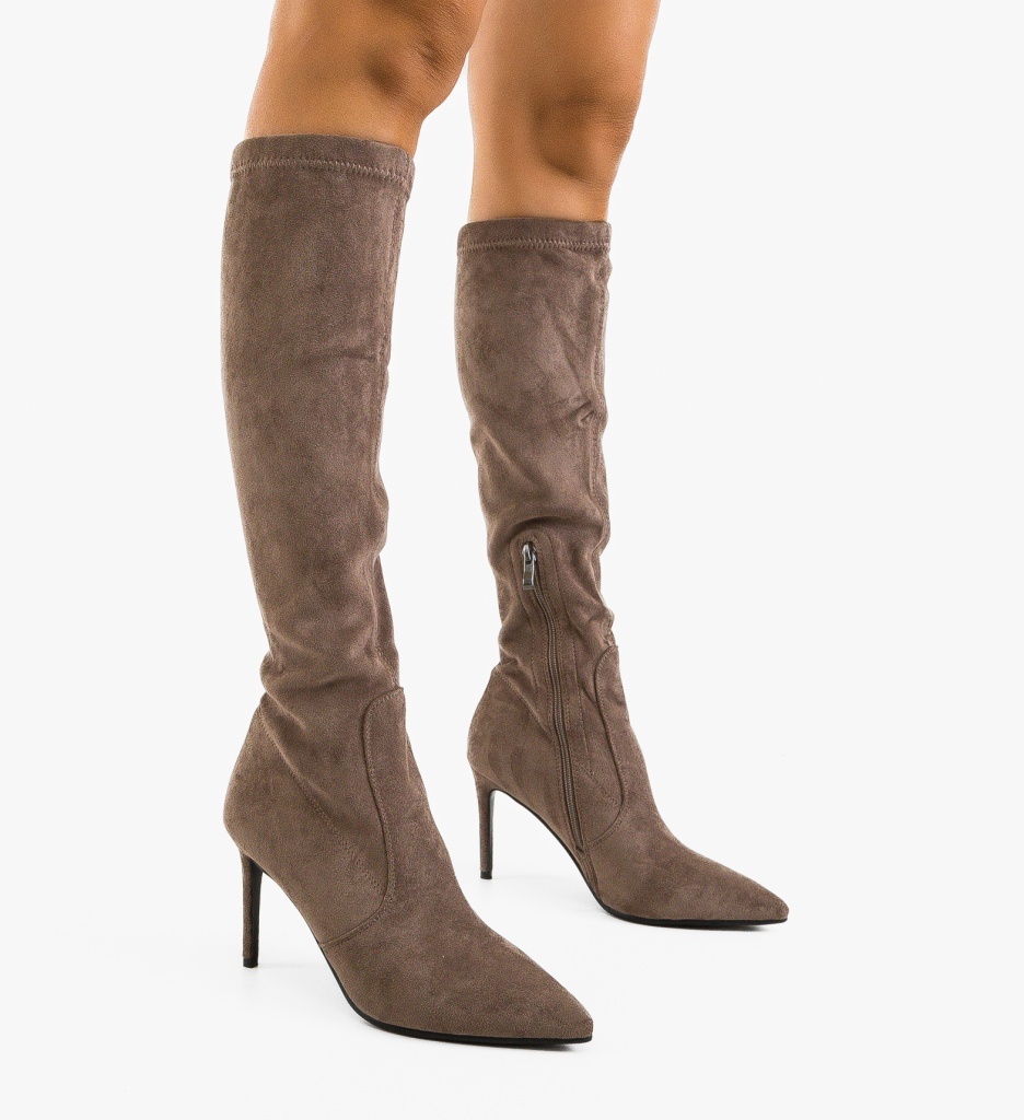 Cizme Dama Enora Khaki - Stil și Confort - imagine 3