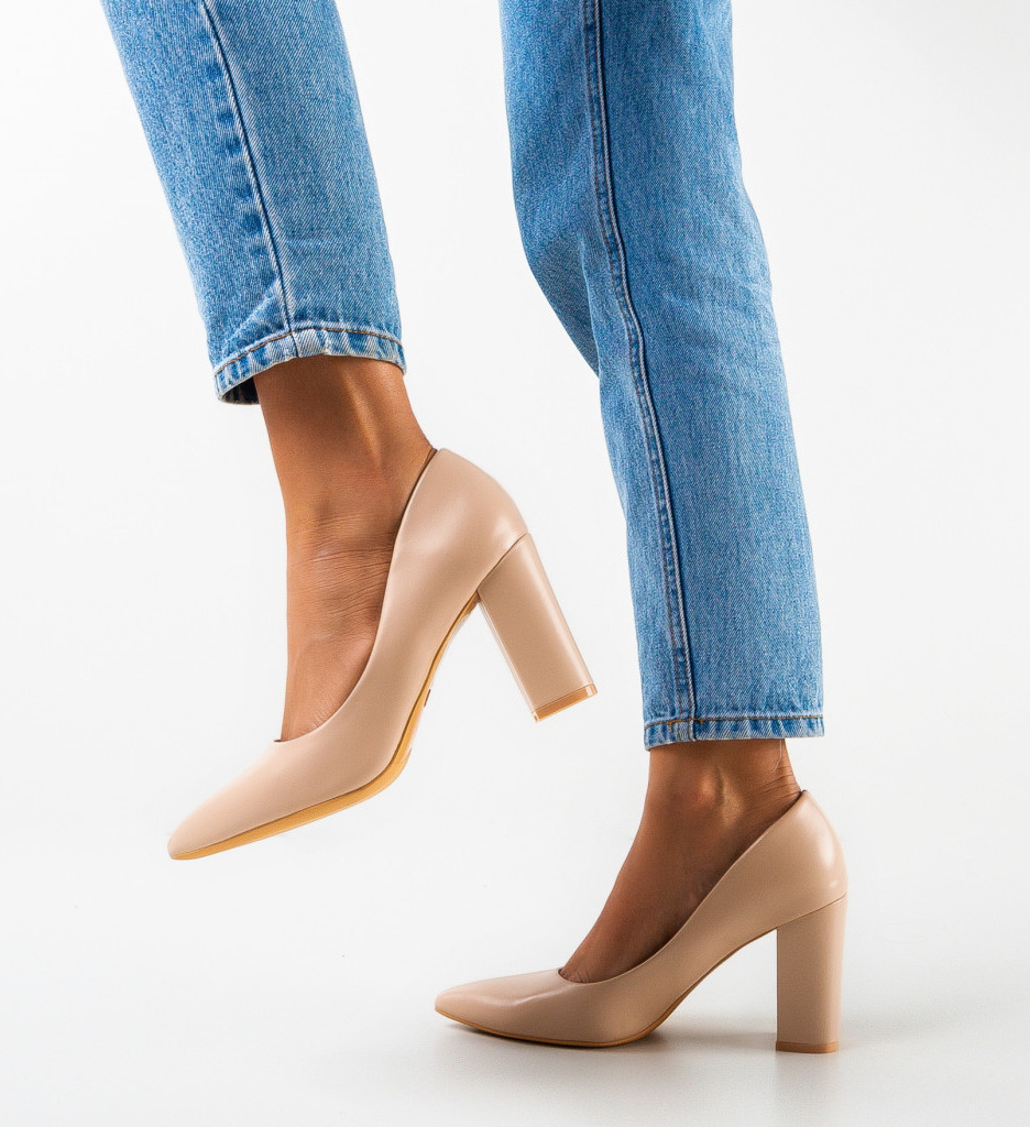 Pantofi Dama Dodson Bej - Stil și Eleganță - imagine 2