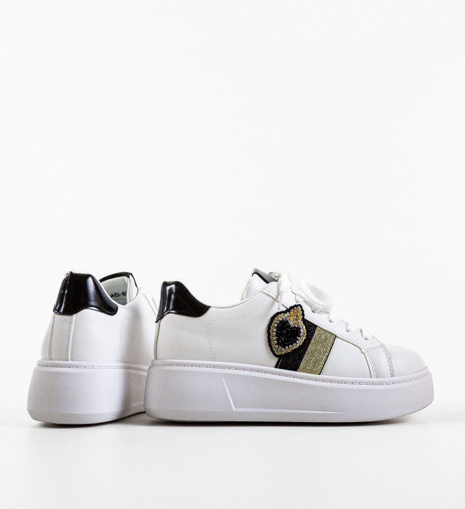 Pantofi Sport Keira Albi 2 | Confort Zilnic - imagine 5