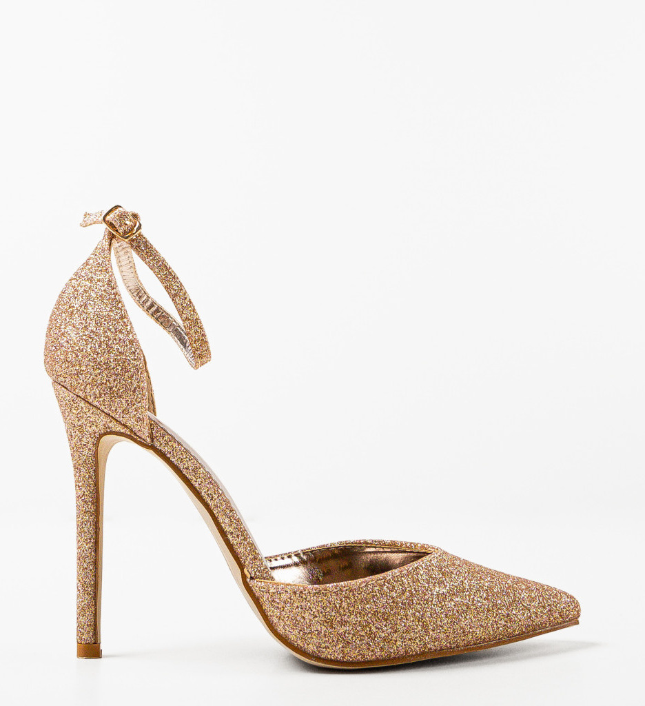 Pantofi Sofly Aurii - Eleganță și Stil - imagine 4