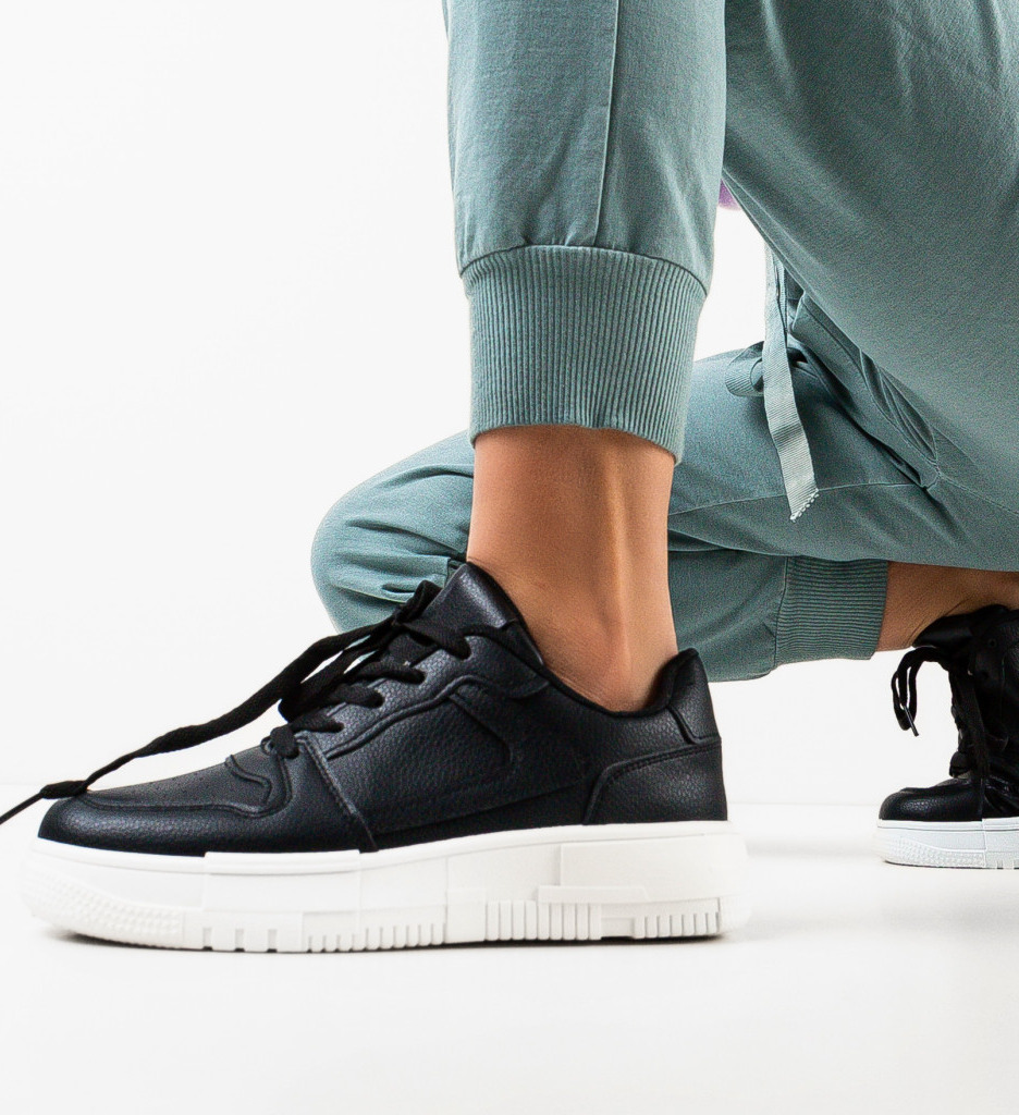 Sneakers Dama Manyny Negru - Stil și Confort - imagine 3