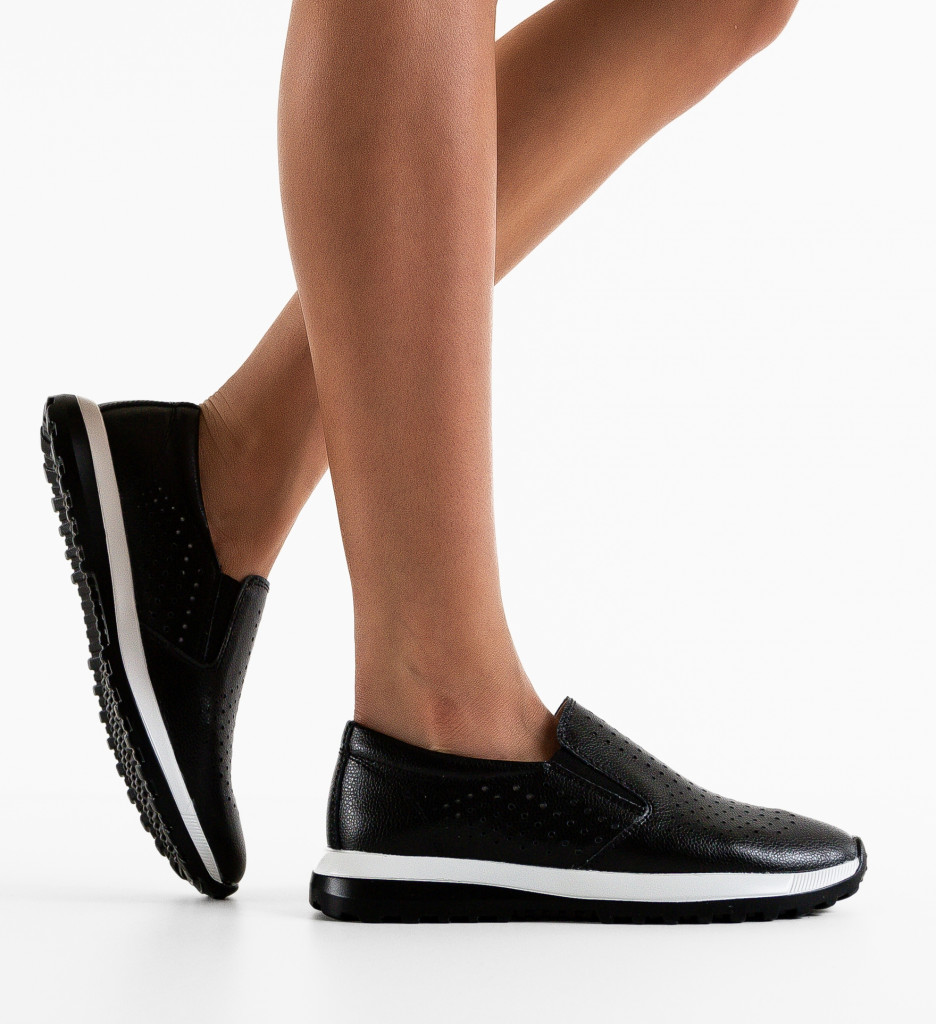 Pantofi Casual Damaris Negri | Confort & Stil - imagine 3