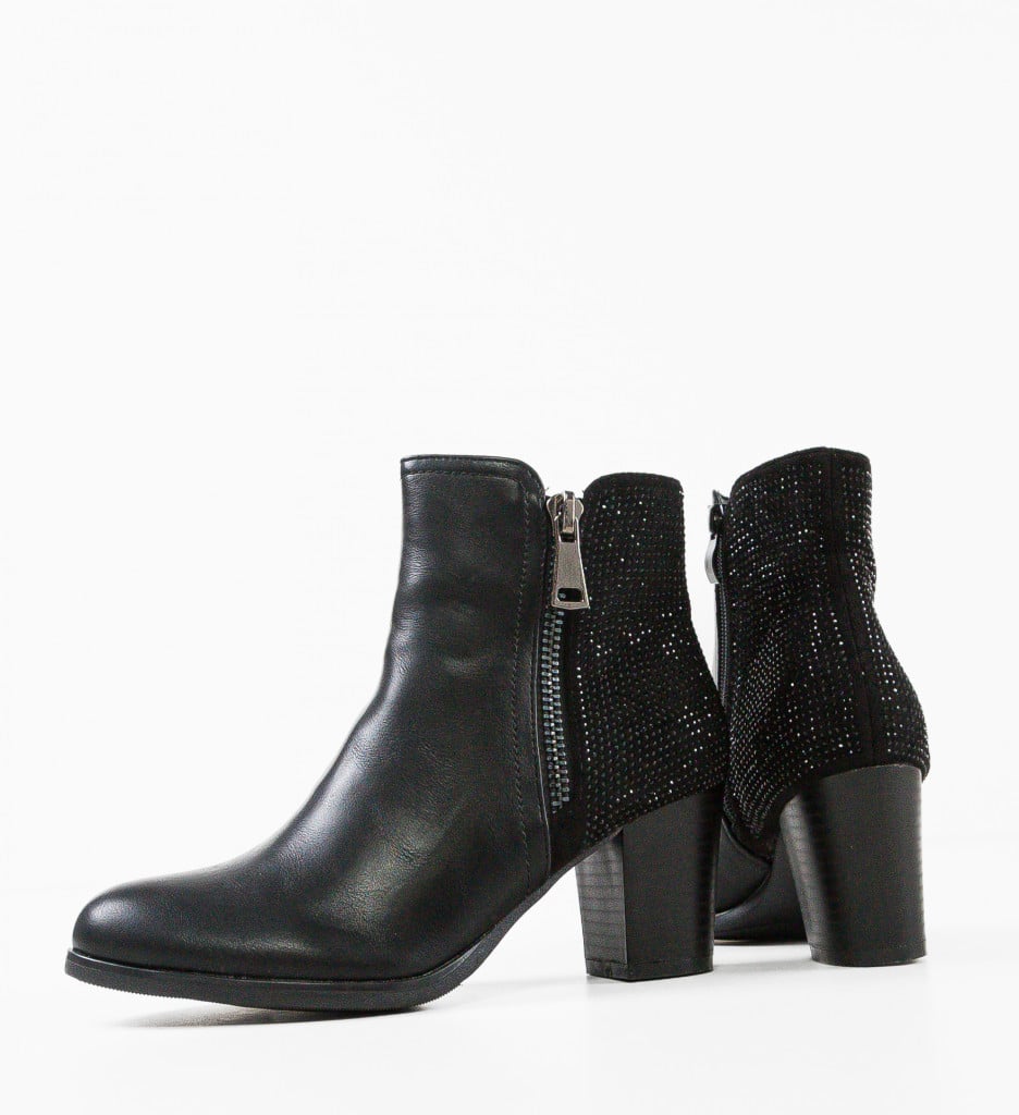 Botine Dama Ortega Negre - Eleganță și Confort - imagine 8