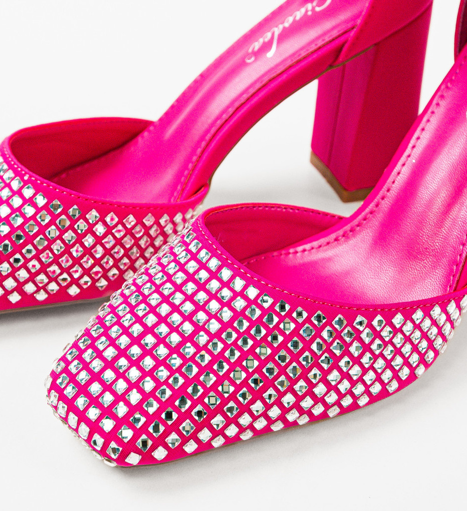Pantofi dama Seymour Fuchsia eleganți - imagine 7