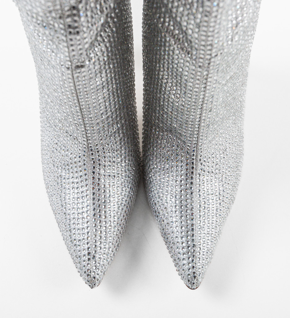 Cizme Dama Lena Argintii - Stil și Eleganta - imagine 7