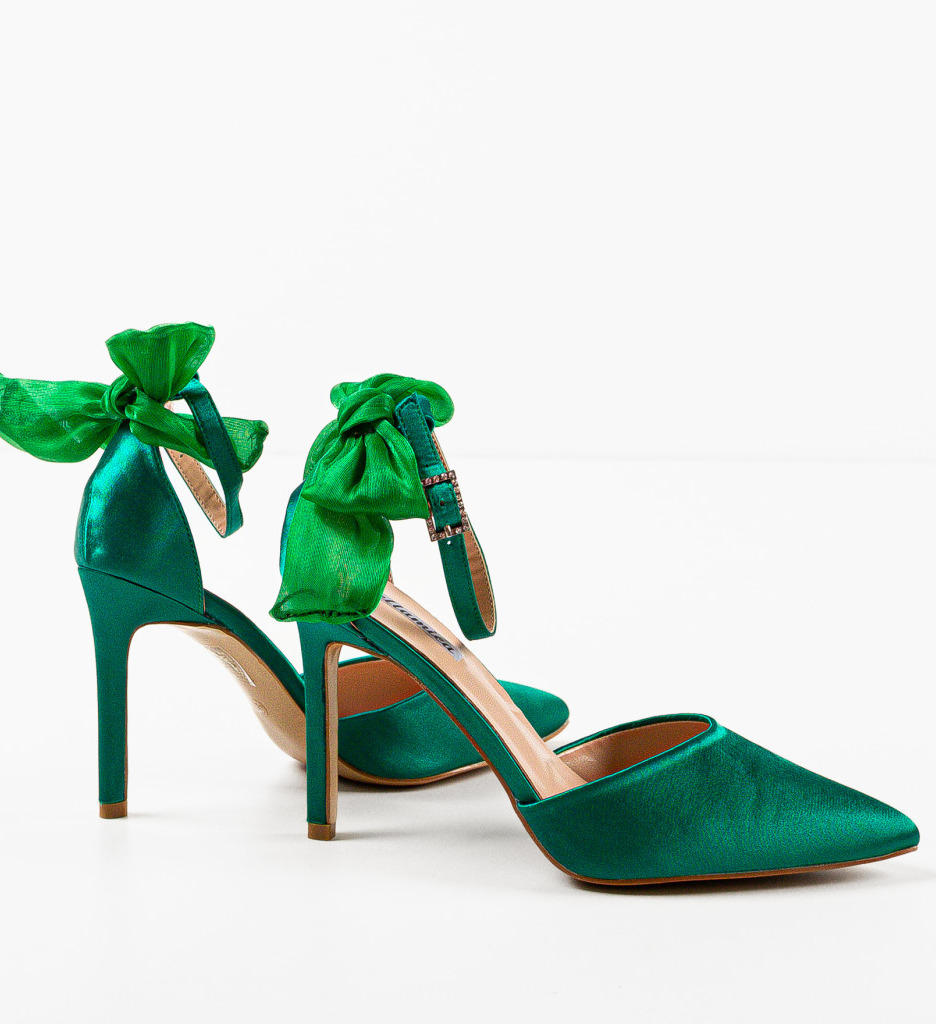Pantofi Warren Dama Verzi | Stil și Eleganță - imagine 6