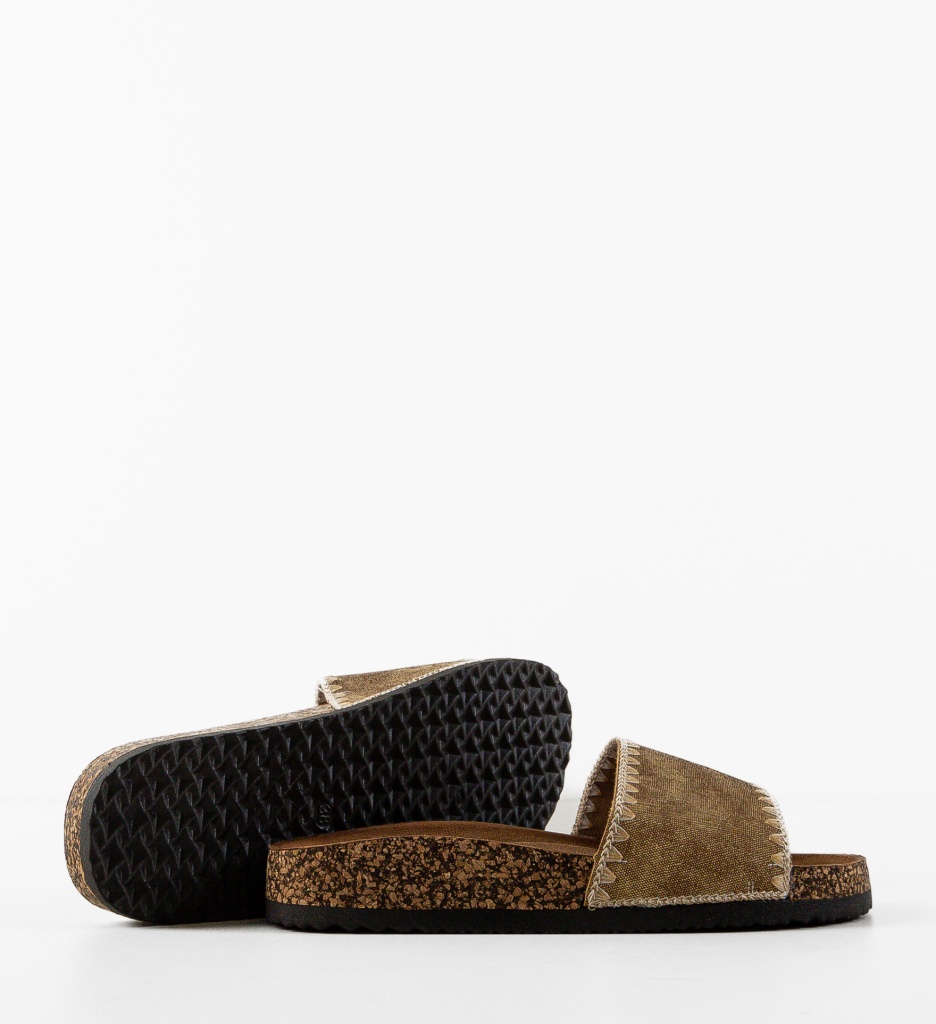 Papuci Dama Camel Confort și Stil Zamir - imagine 7