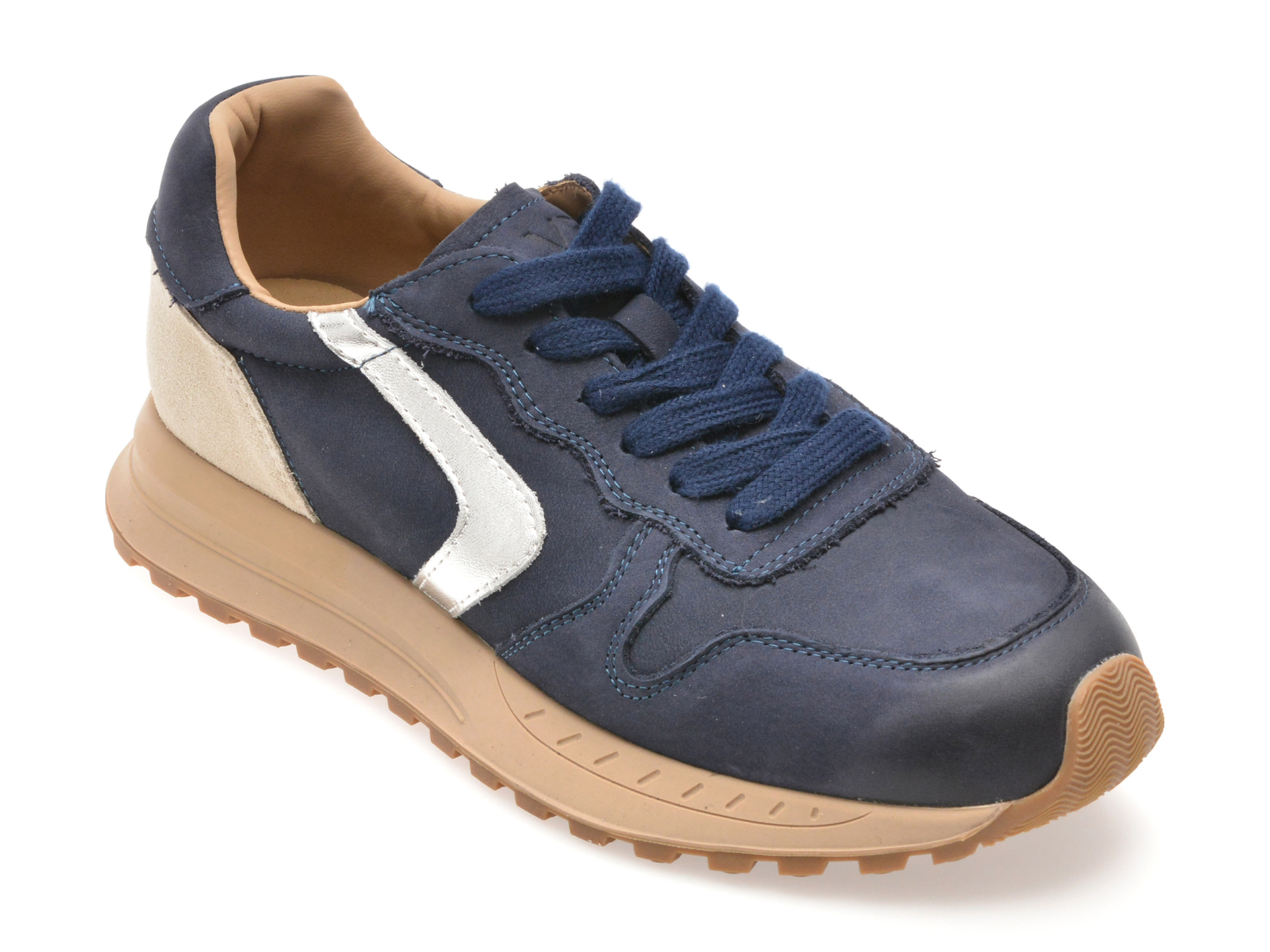 Adidași Flavia Passini Bleumarin Piele Naturală