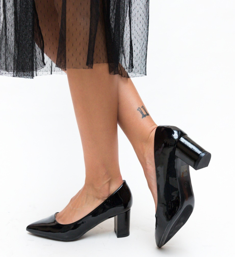 Pantofi Sexton Negri - Eleganță și Stil - imagine 4