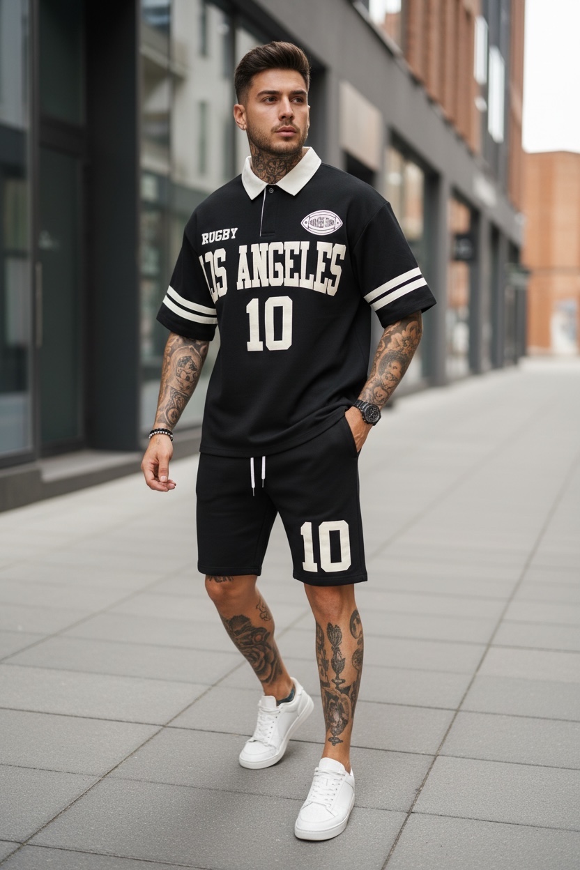 Compleu Vară Tricou + Pantaloni | Comod și Stilat