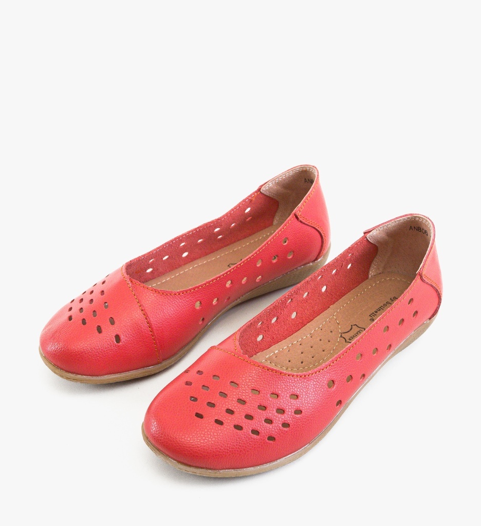 Balerini Dama Vanga Rosii - Eleganta si Confort Casual - imagine 4