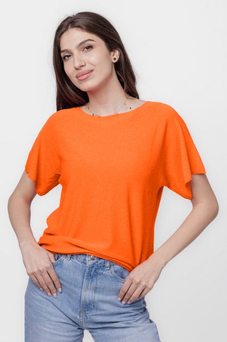 Bluza Portocalie Shopika | Versatilă și Modernă
