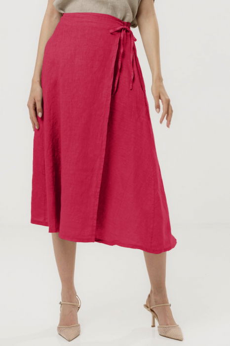 Fusta In Fucsia Petrecut - Eleganta Vară | Shopika
