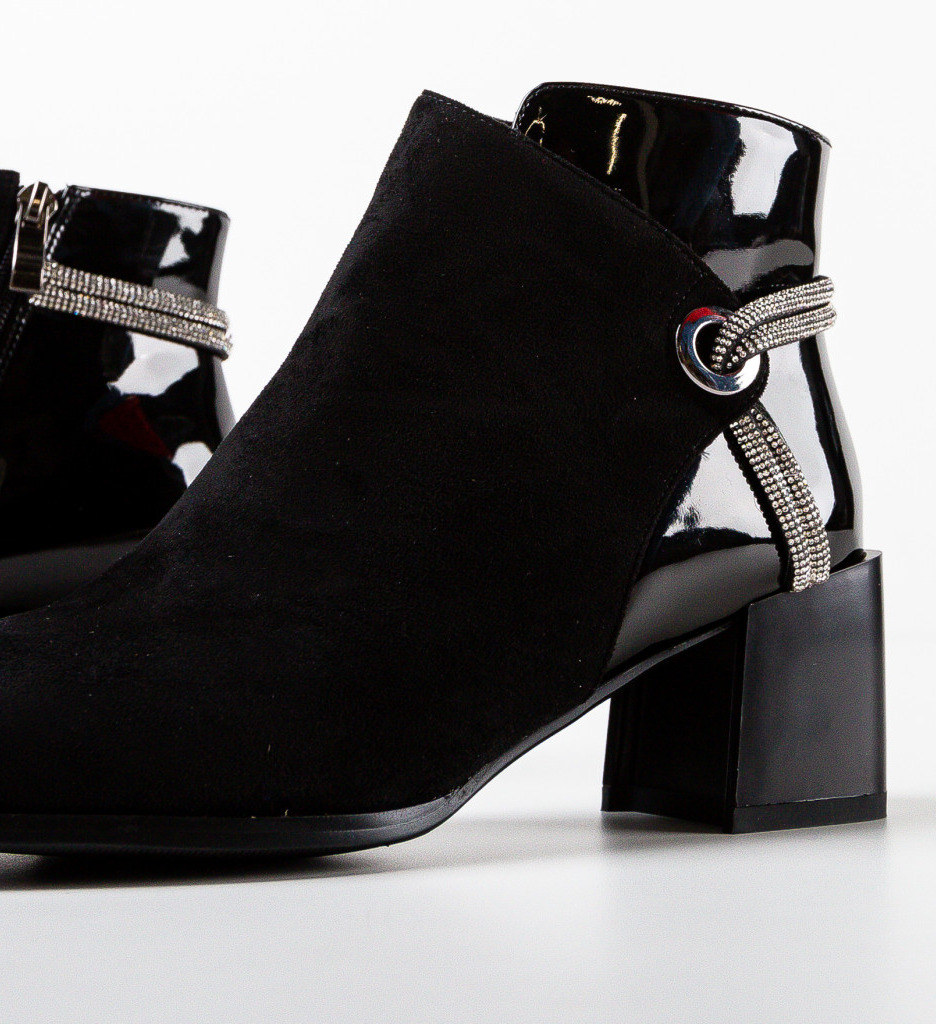 Botine Dama Miley Negre - Eleganță și Confort - imagine 7