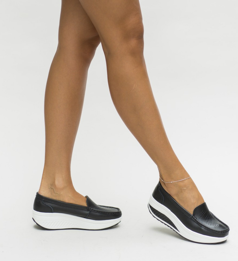 Pantofi Casual Musta Negri - Confort și Stil - imagine 2