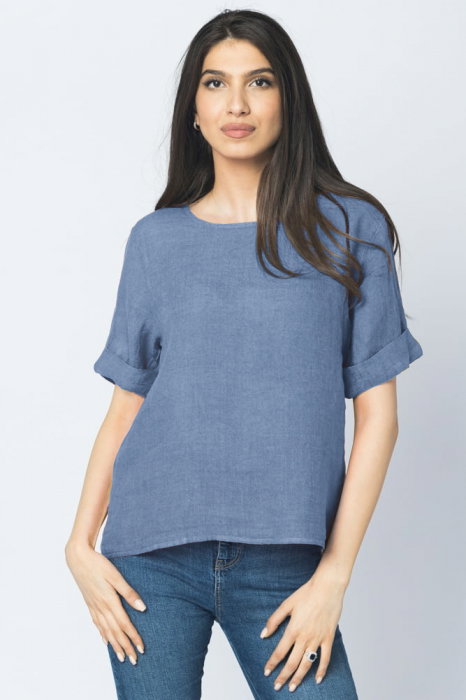 Bluza In Albastru Jeans | Shopika