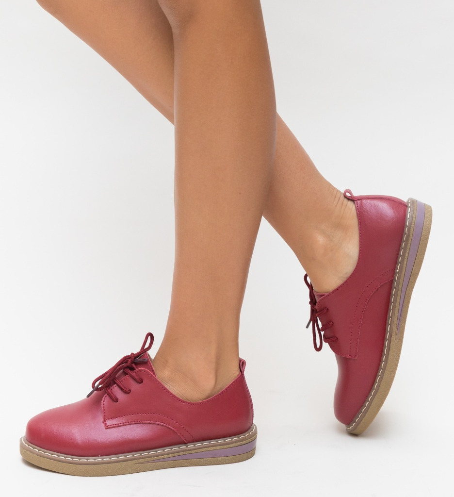 Pantofi Casual Doria Rosii | Stil și Eleganță
