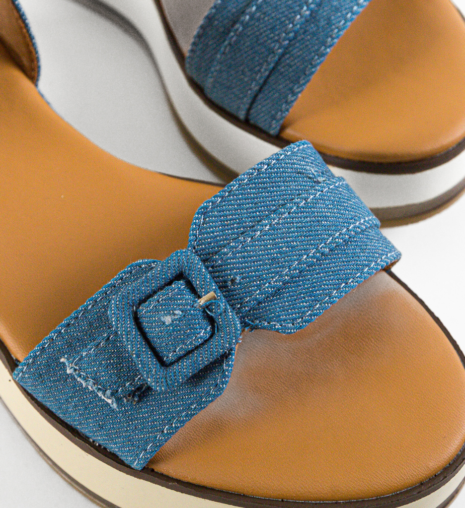 Platforme Dama Albastre Said | Stil si Confort - imagine 8