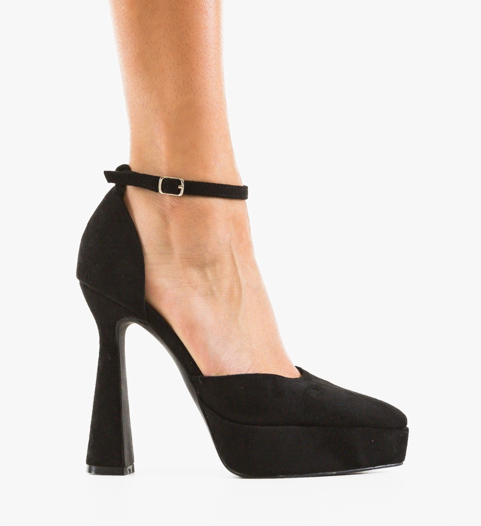 Gasder Pantofi Dama Negri cu Toc Stilat - imagine 6