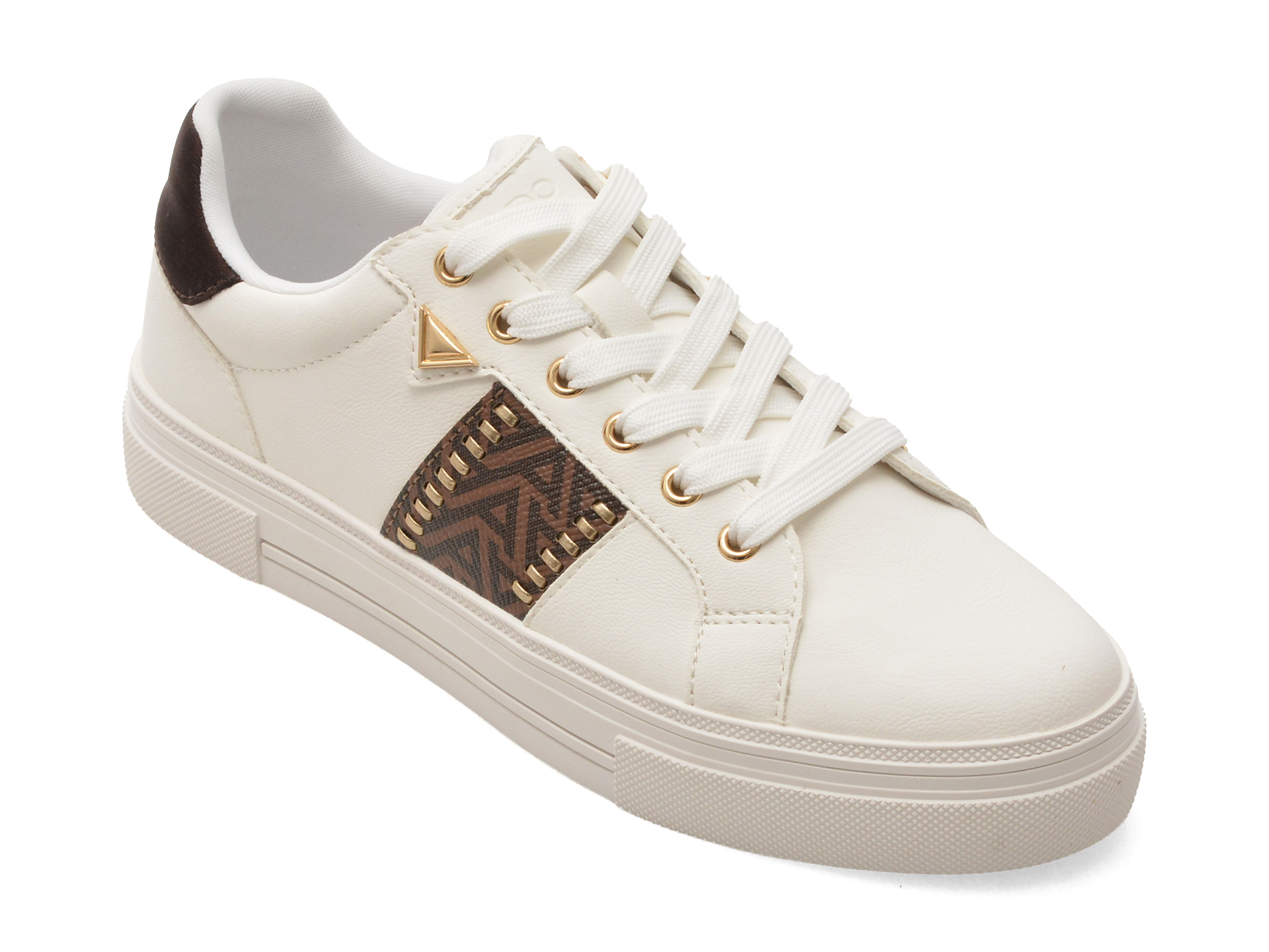 Pantofi Sport ALDO SADDIE 125 Alb Piele Ecologică