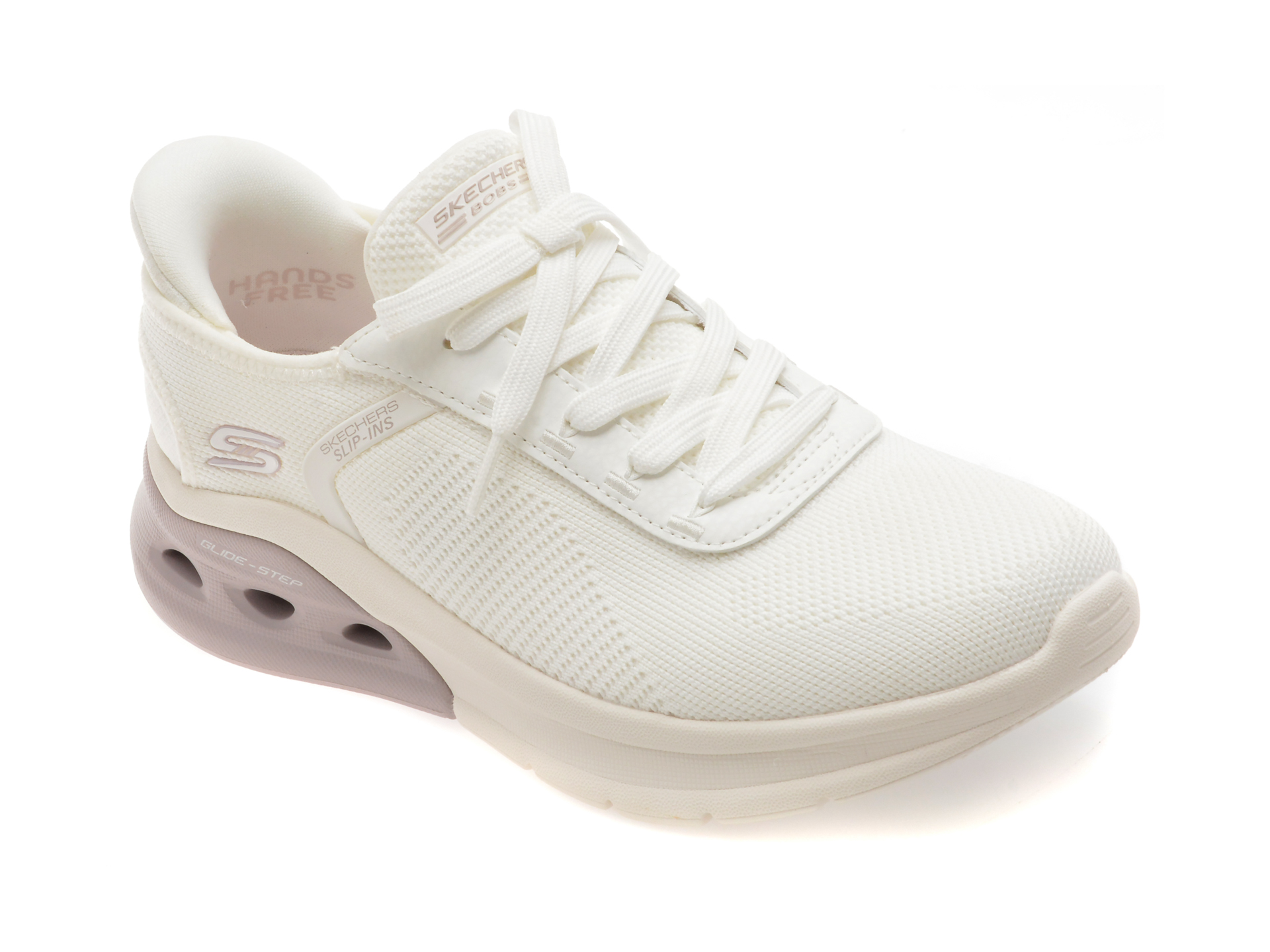 Pantofi Sport Skechers BOBS Albi și Confortabili