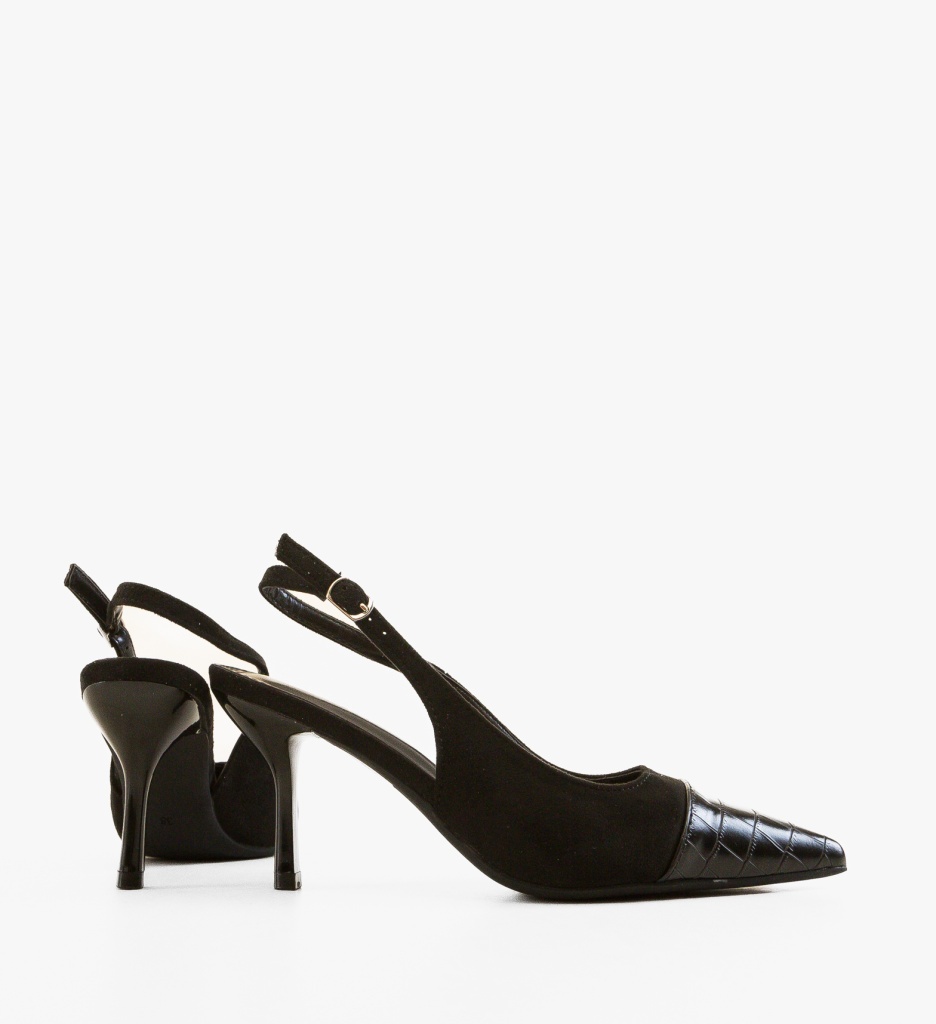 Pantofi dama Hegrid Negri eleganți - imagine 3