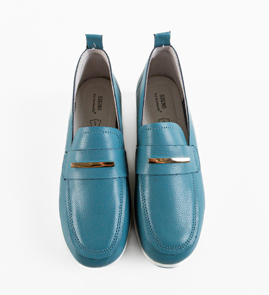 Pantofi Casual Vefra Albastri - Confort & Stil