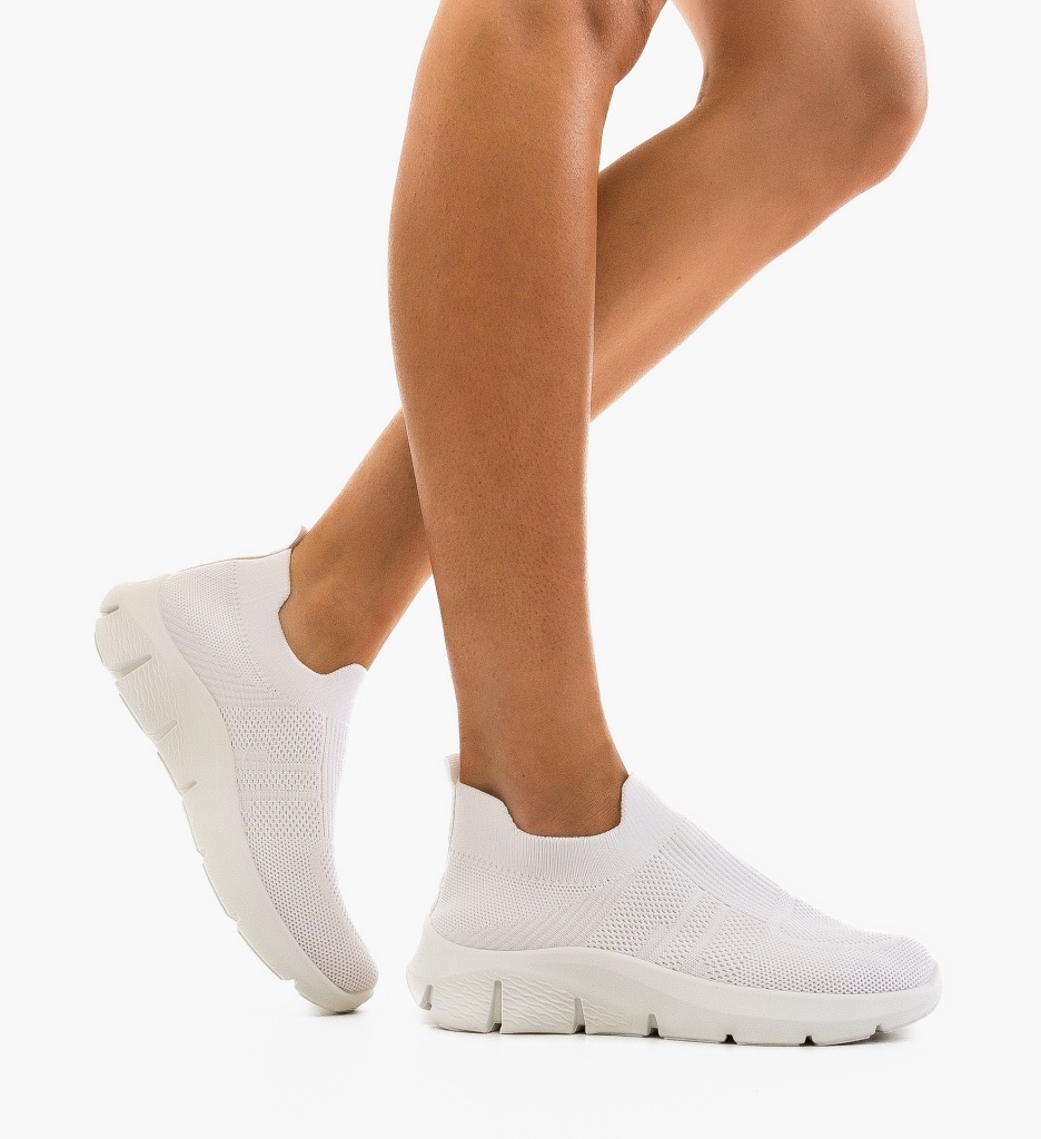 Sneakers Dama Tyta Albi | Confort și Stil - imagine 4