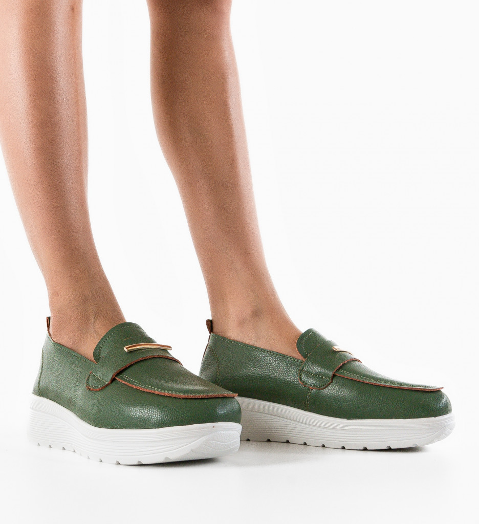 Pantofi Vefra Verzi | Stil Casual Zilnic